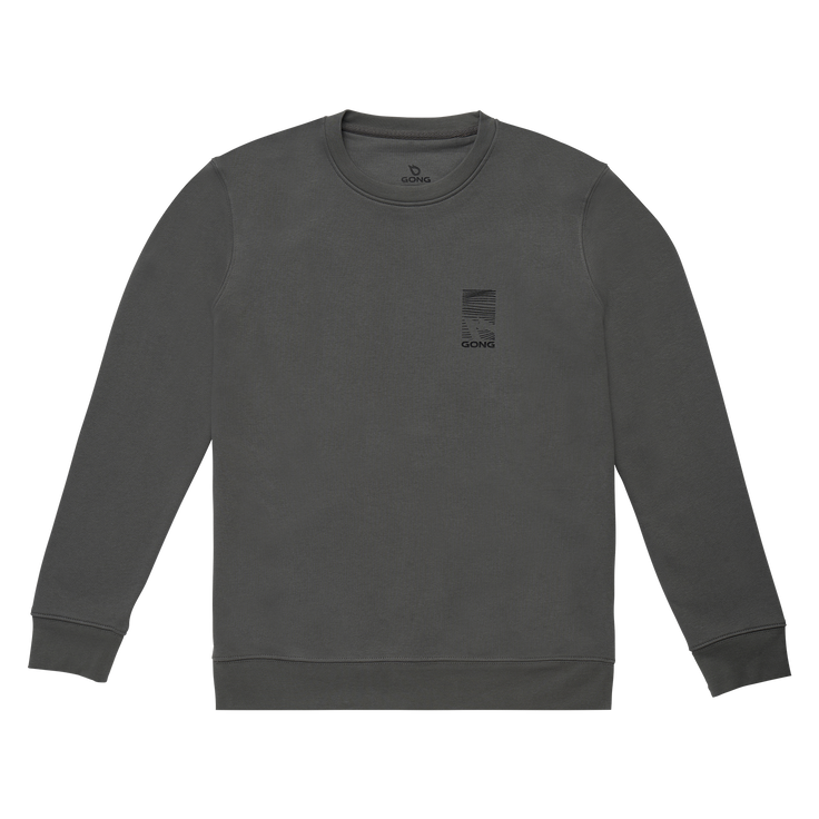 GONG | Unisex Graphic Swell Sweatshirt in Organic Cotton.