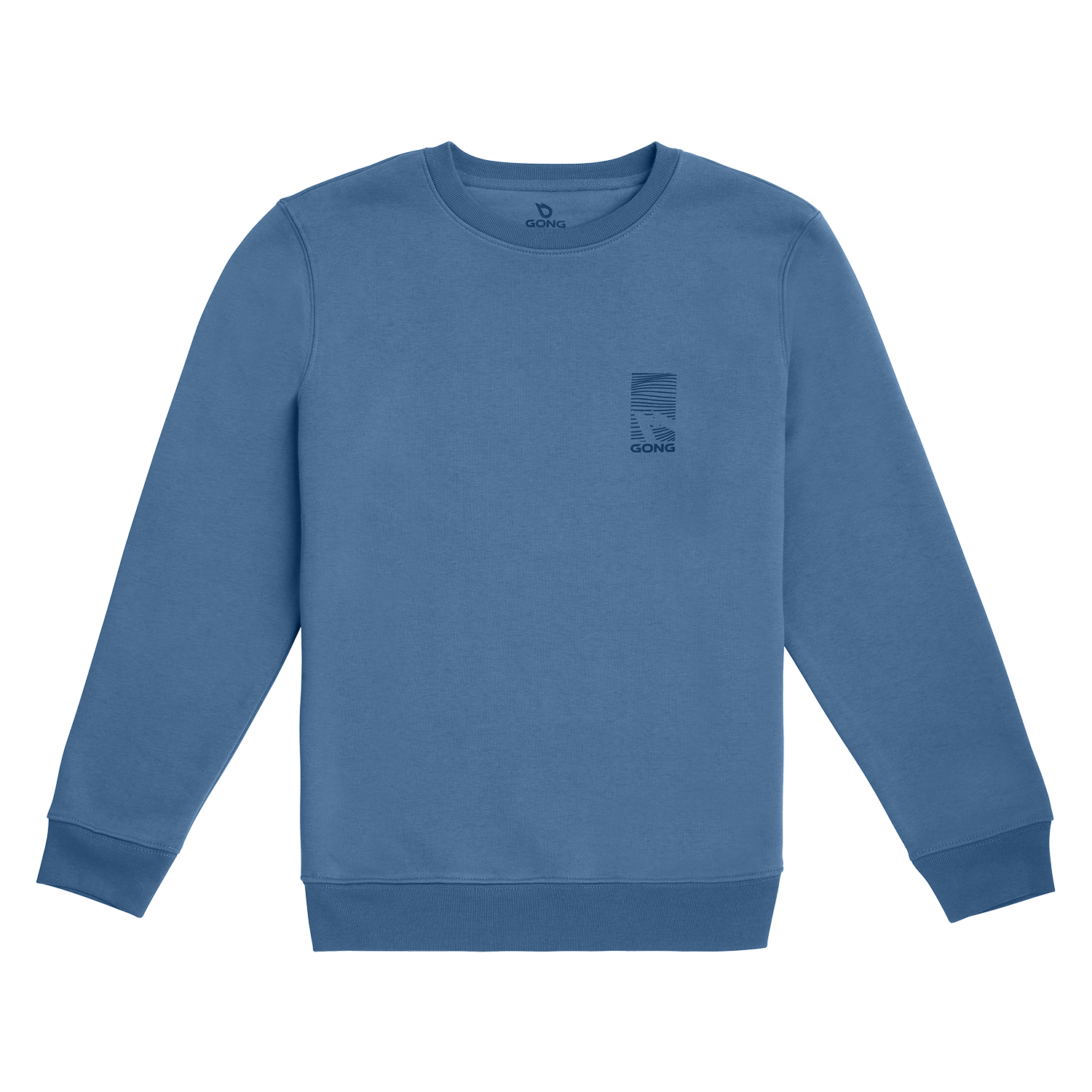 GONG | Unisex Graphic Swell Sweatshirt in Organic Cotton.