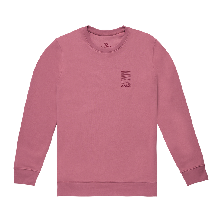 GONG | Unisex Graphic Swell Sweatshirt in Organic Cotton.