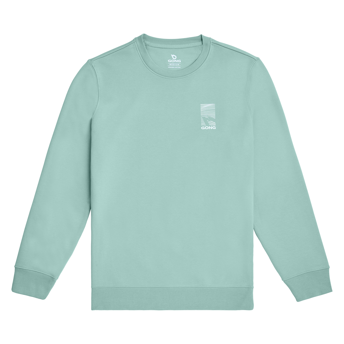 GONG | Unisex Graphic Swell Sweatshirt in Organic Cotton.