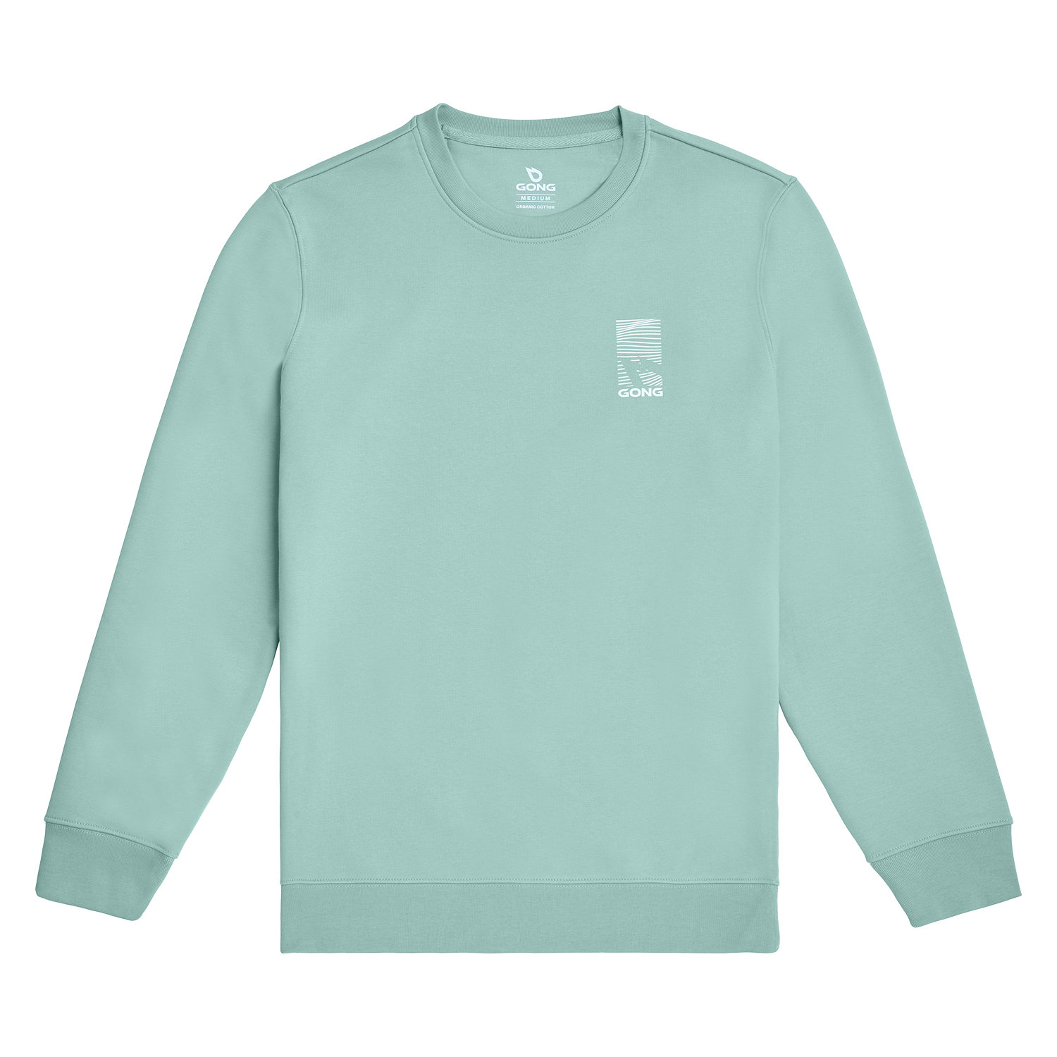 GONG | Unisex Graphic Swell Sweatshirt in Organic Cotton.