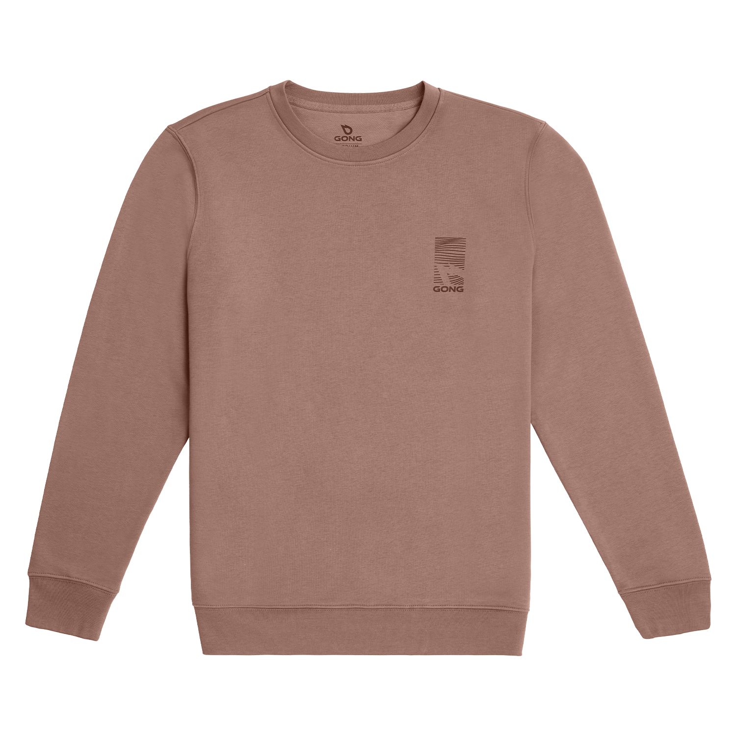 GONG | Unisex Graphic Swell Sweatshirt in Organic Cotton.