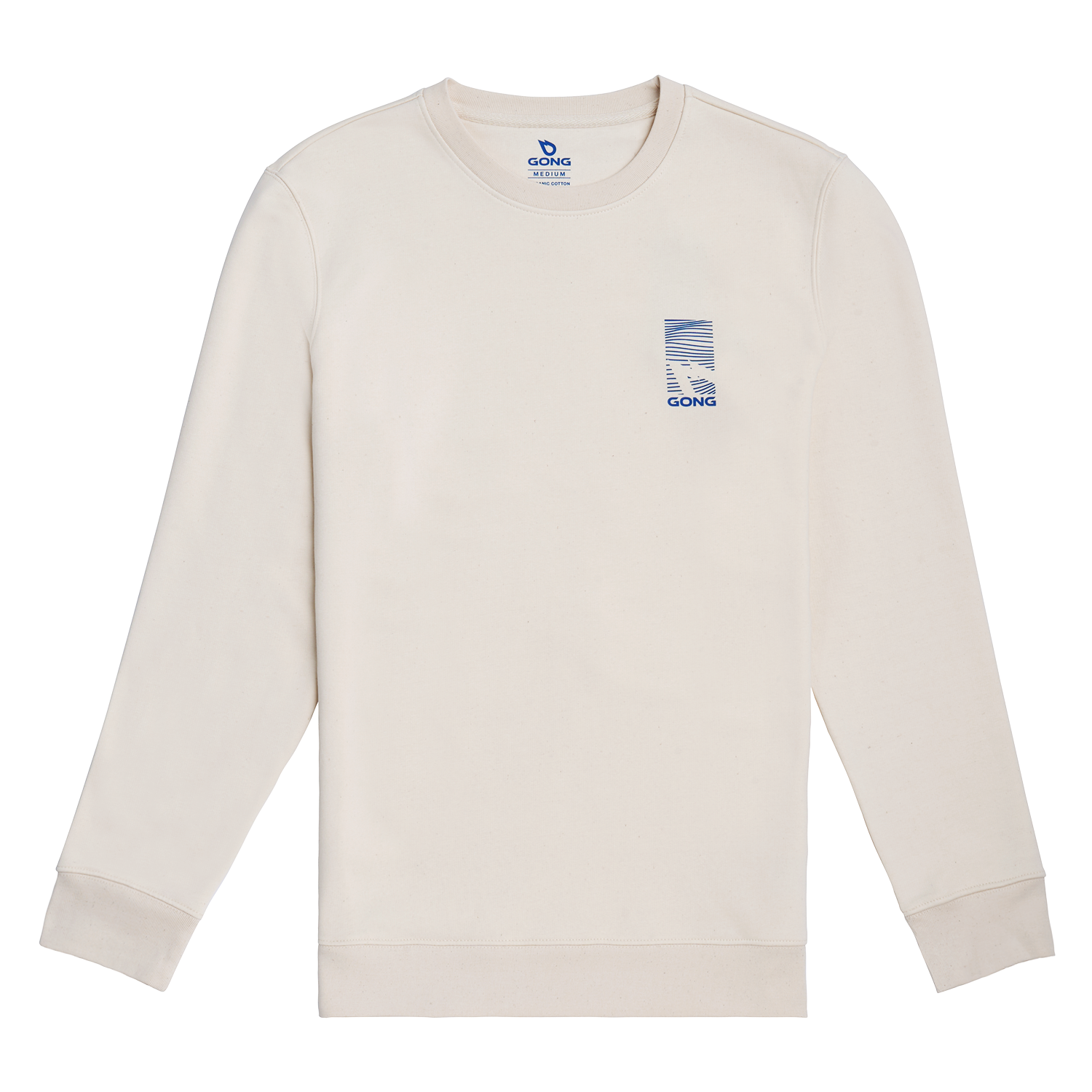GONG | Unisex Graphic Swell Sweatshirt in Organic Cotton.