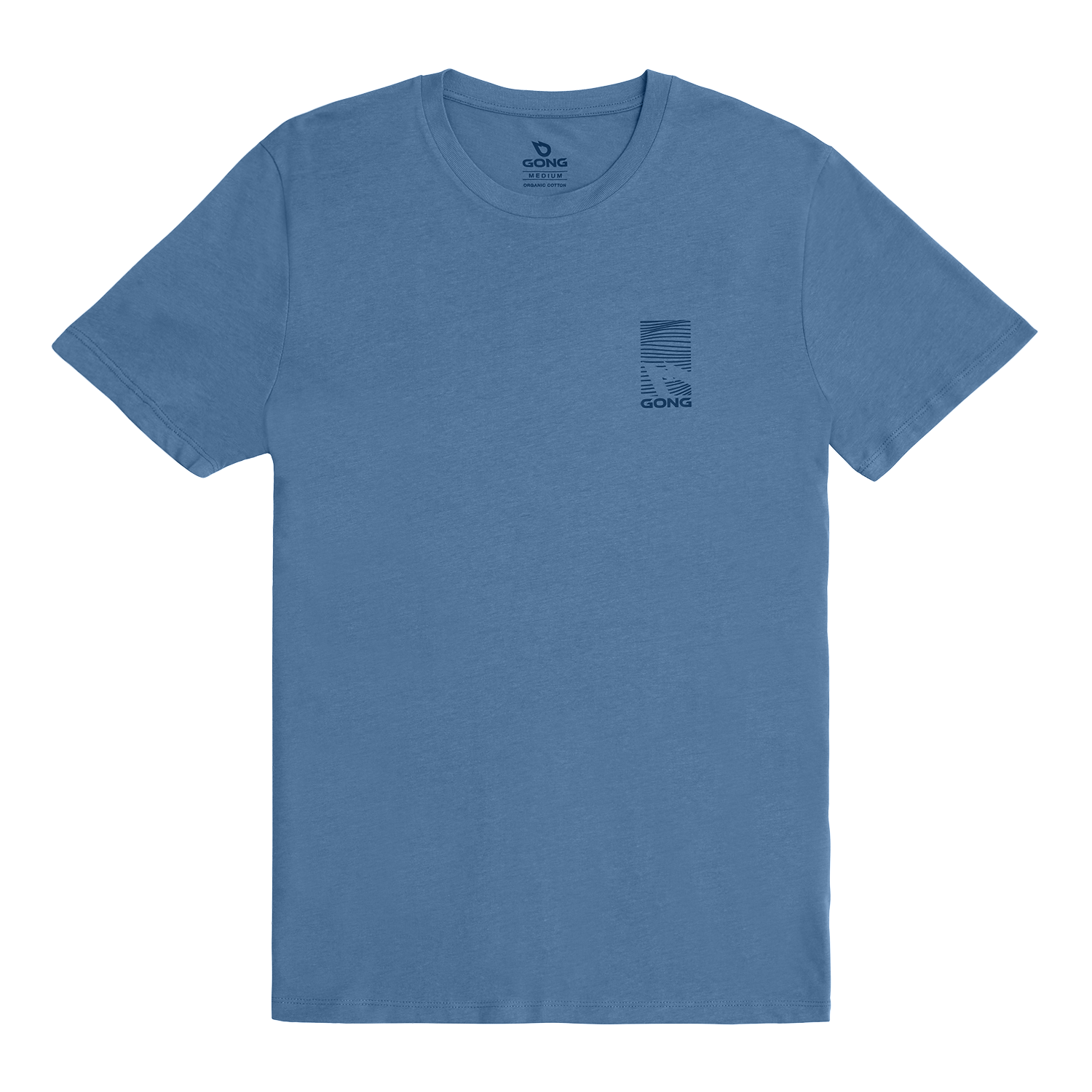 GONG | Graphic Swell Unisex T-Shirt in Organic Cotton