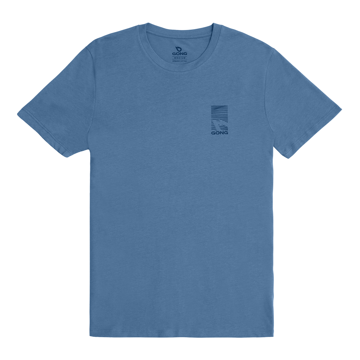 GONG | Graphic Swell Unisex T-Shirt in Organic Cotton