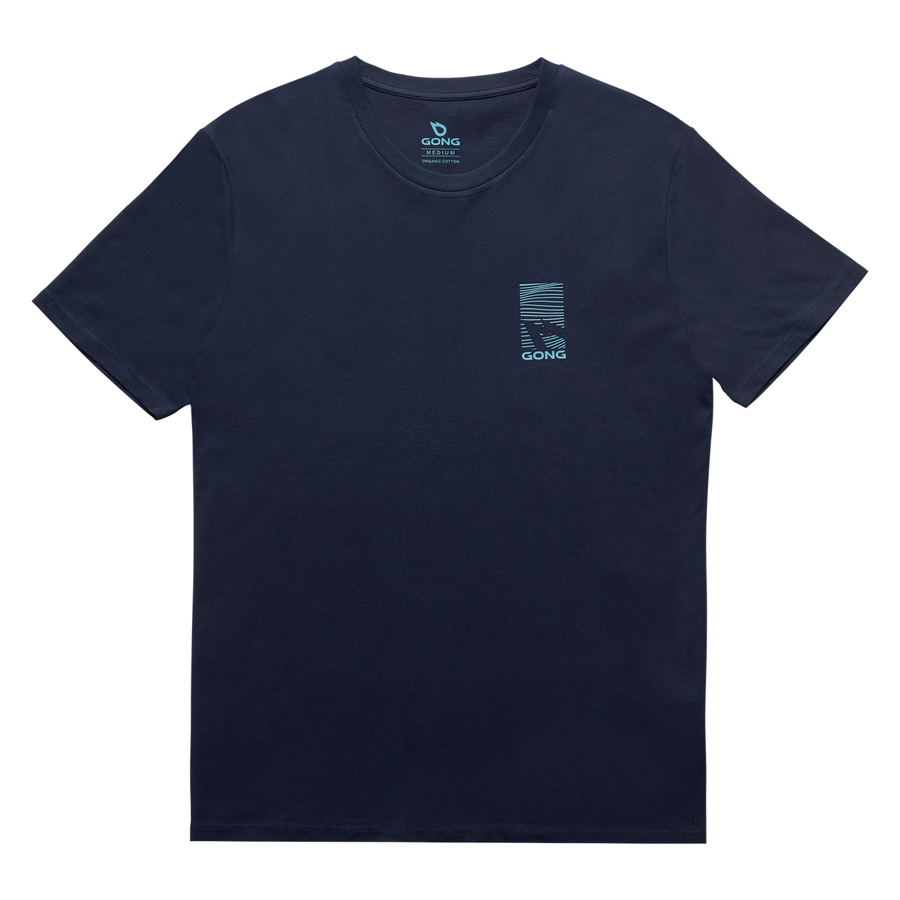 GONG | Graphic Swell Unisex T-Shirt in Organic Cotton