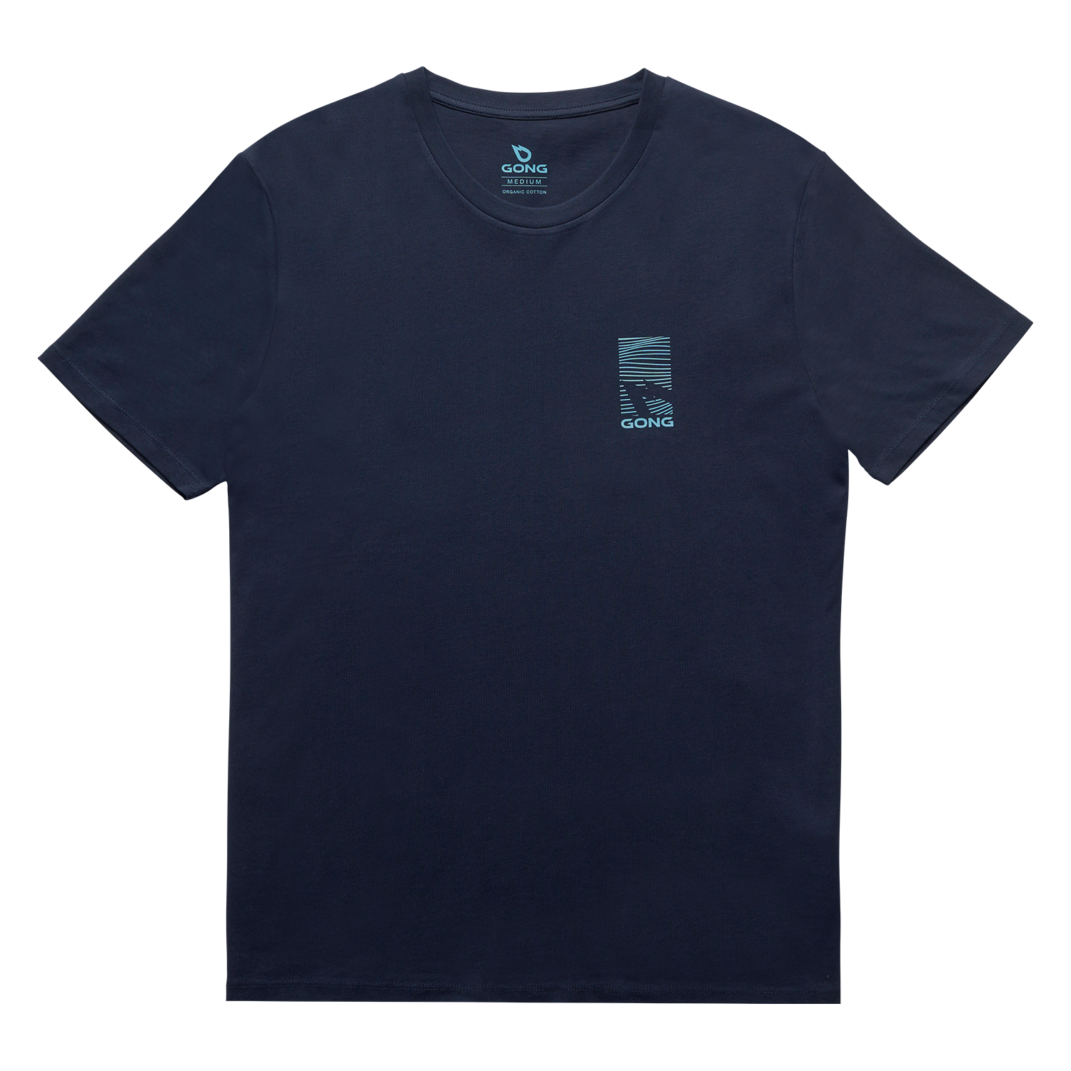 GONG | Graphic Swell Unisex T-Shirt in Organic Cotton