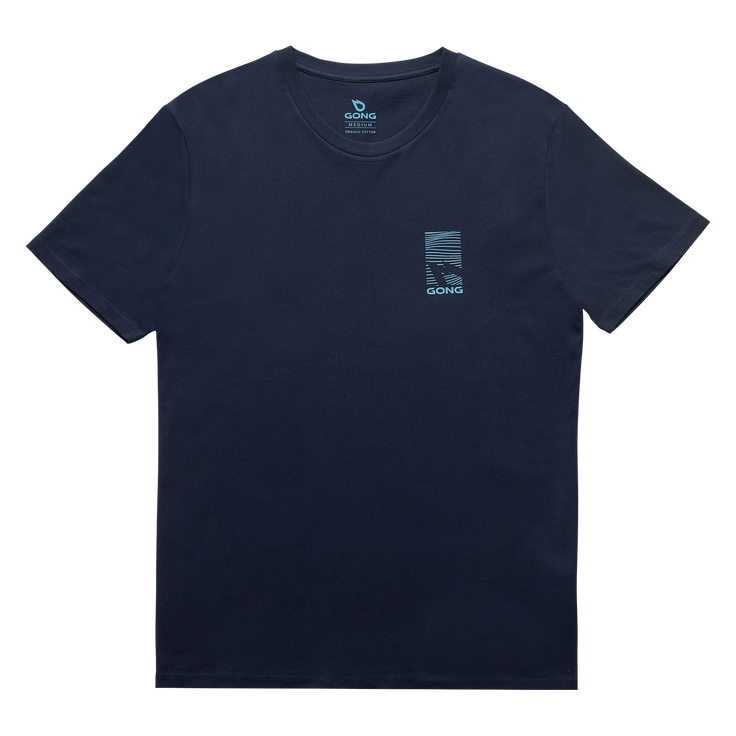 GONG | Graphic Swell Unisex T-Shirt in Organic Cotton