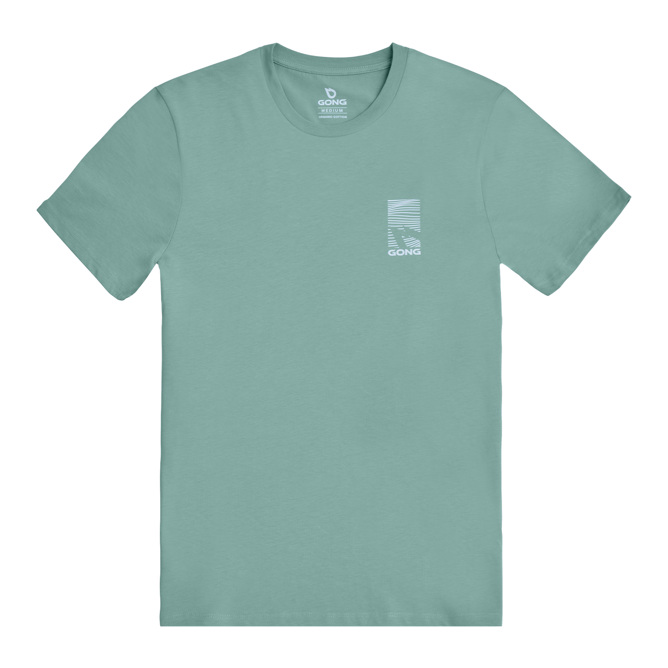 GONG | Graphic Swell Unisex T-Shirt in Organic Cotton