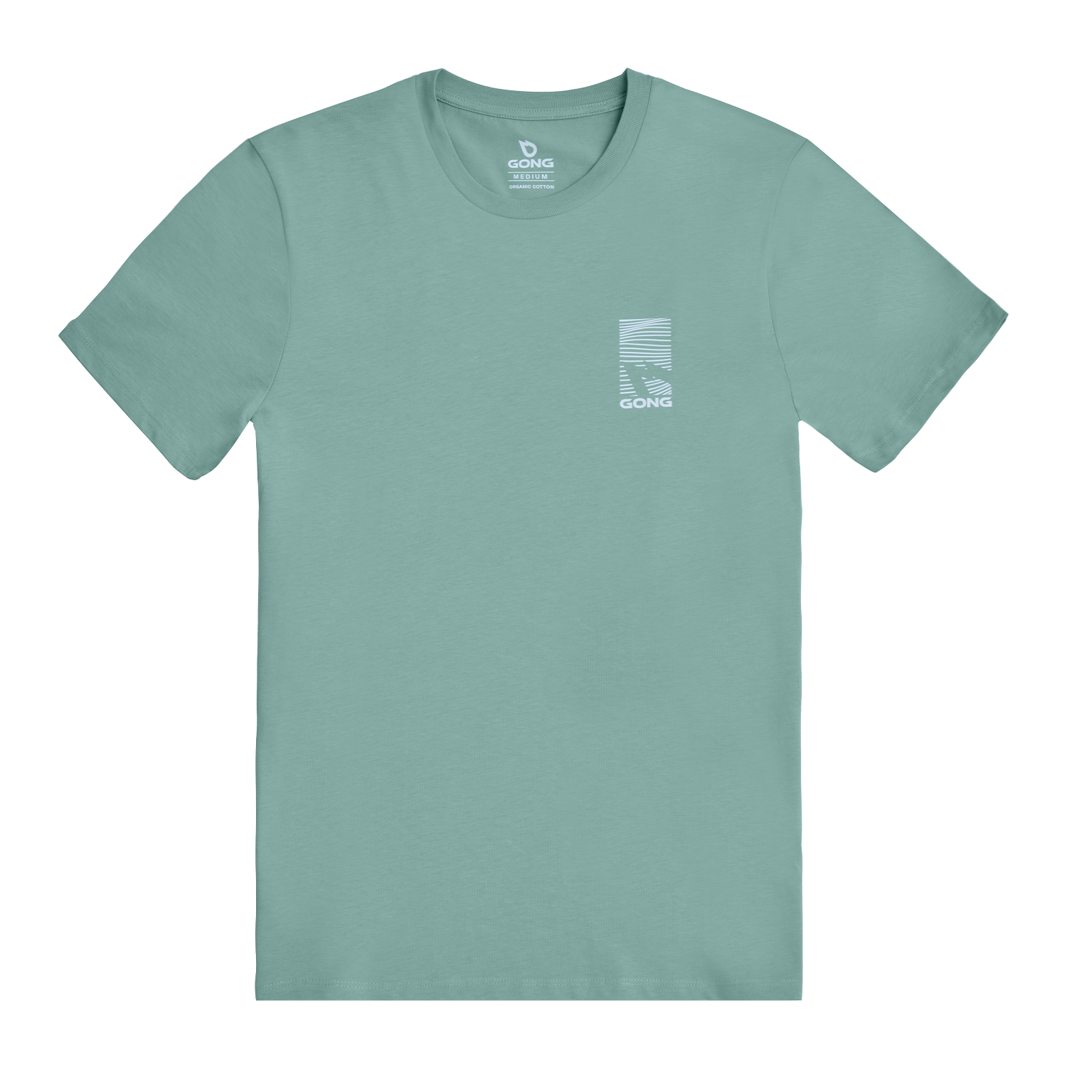 GONG | Graphic Swell Unisex T-Shirt in Organic Cotton