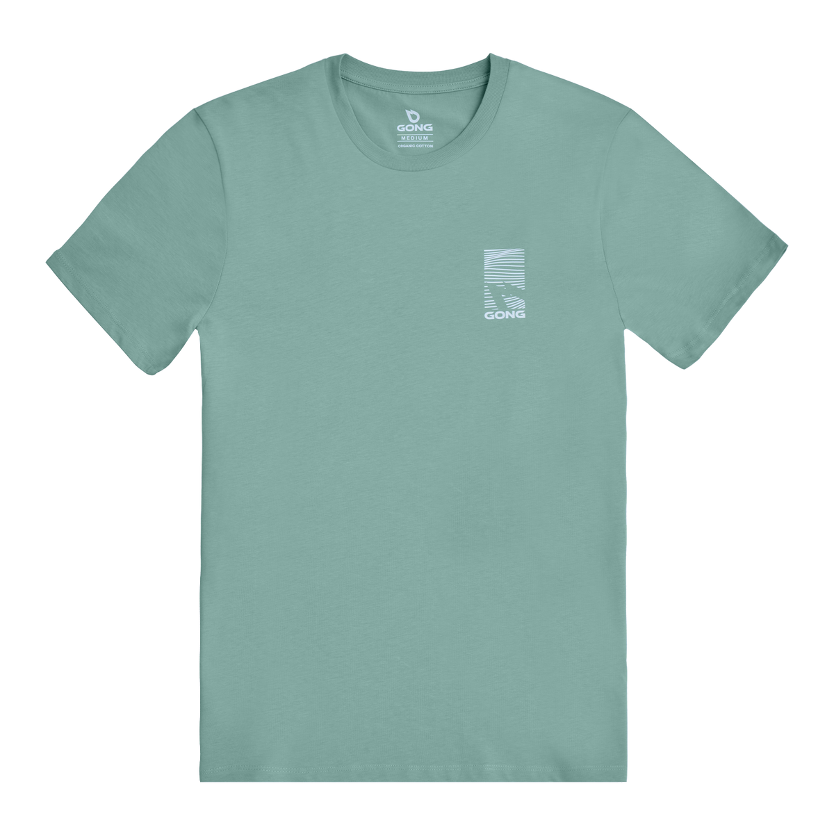 GONG | Graphic Swell Unisex T-Shirt in Organic Cotton