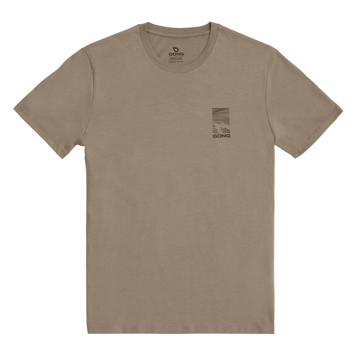 GONG | T-Shirt Graphic Swell Unisexe en Coton Biologique