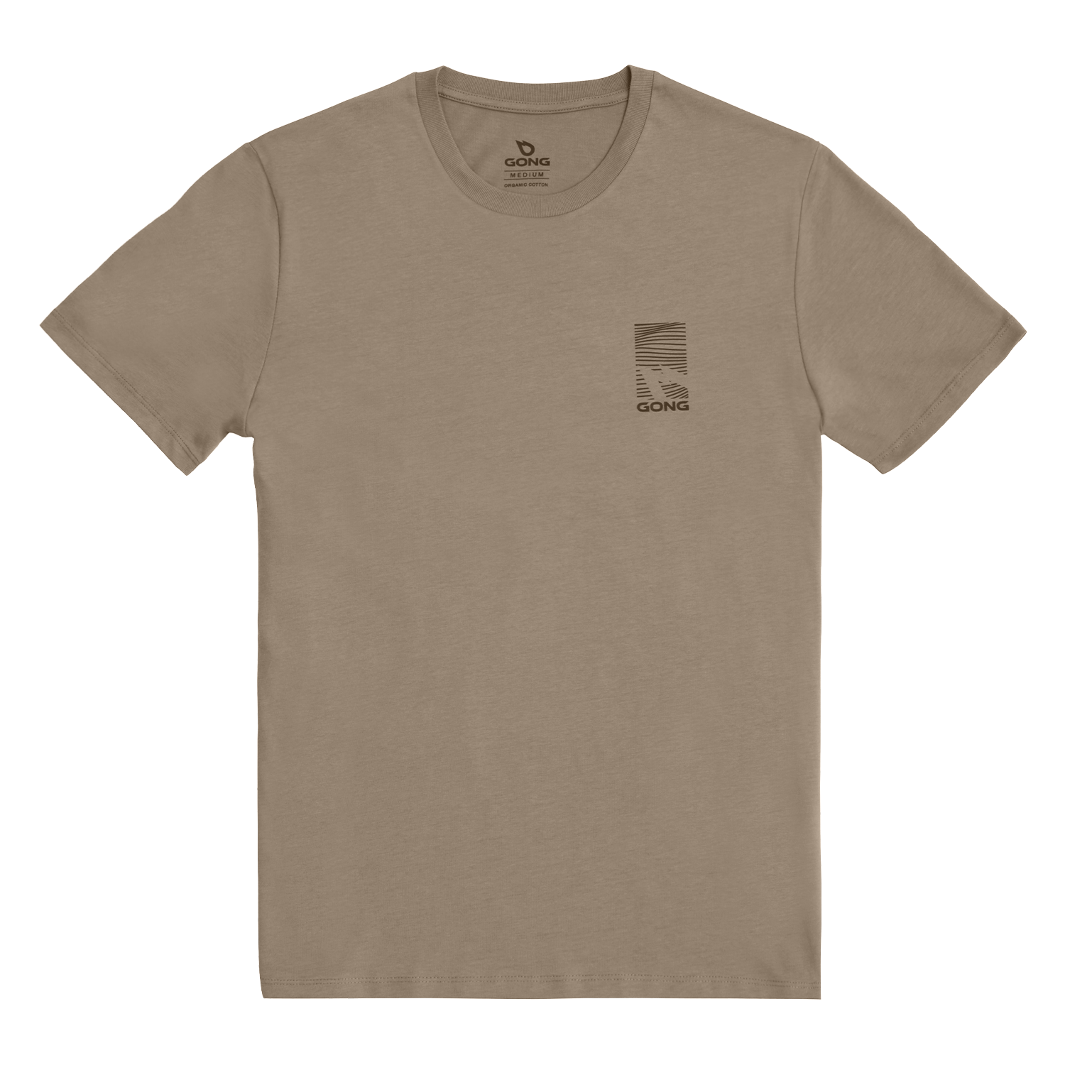 GONG | Graphic Swell Unisex T-Shirt in Organic Cotton