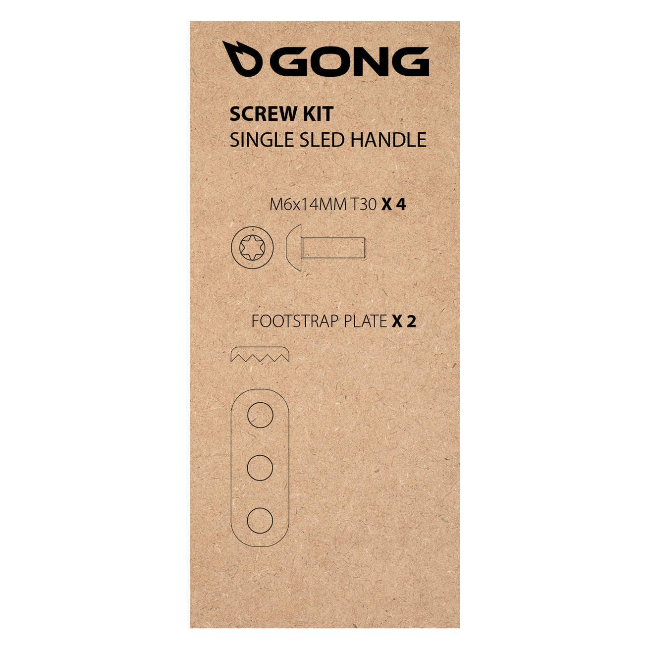 GONG | Kit de vis pour poignée de Sled
