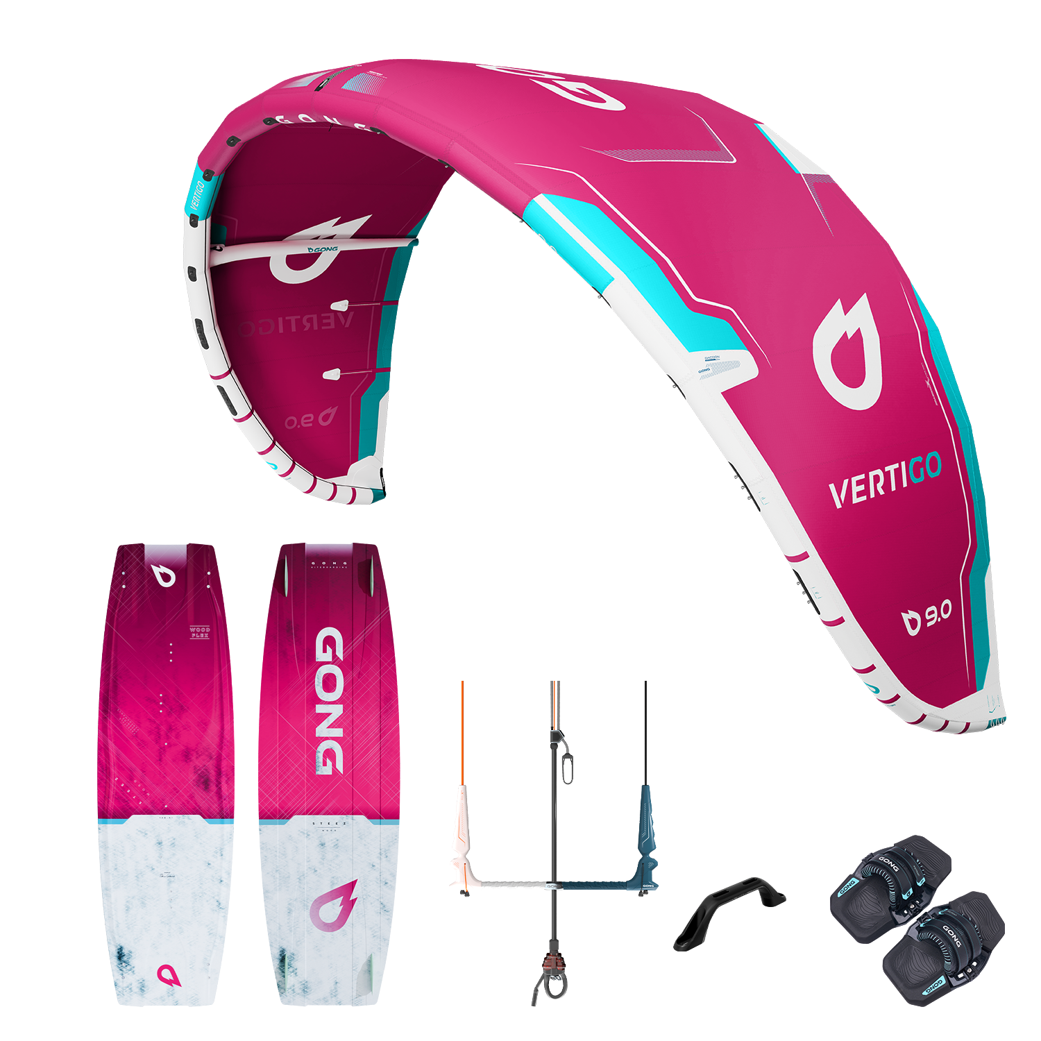 Pack | Pack Kite Vertigo & Twintip Steez Wood Flex