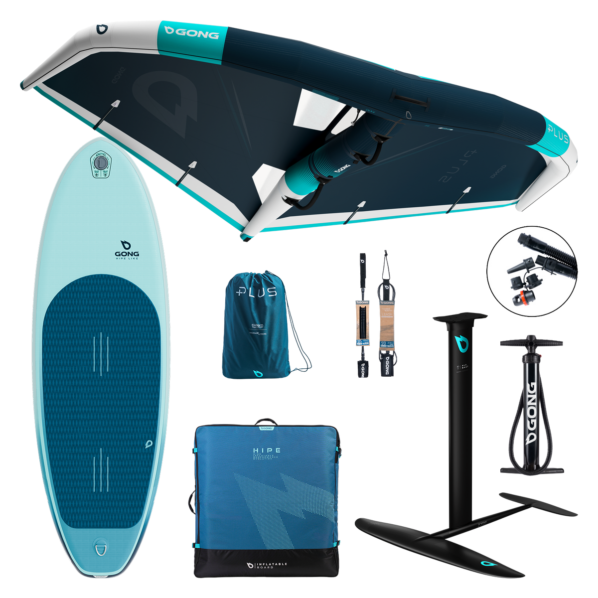 GONG | Pack Wing foil Board Inflatable HIPE Like