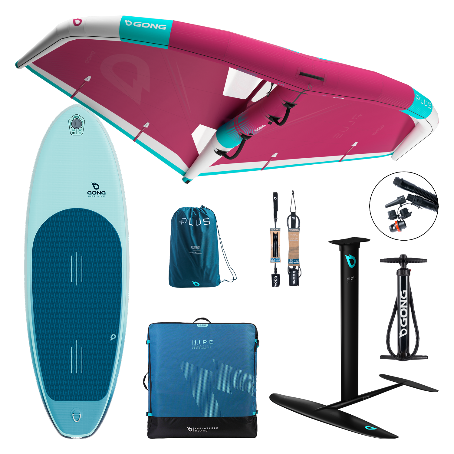 GONG | Pack Wing foil Board Inflatable HIPE Like