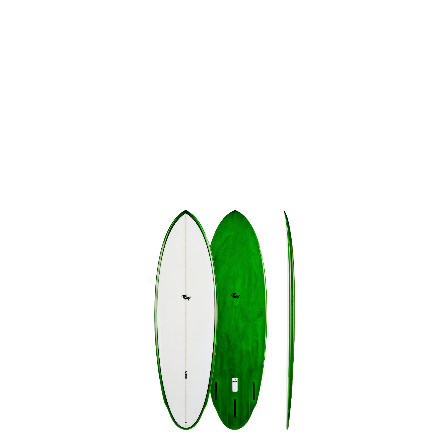 GONG | Factory Surf Fury PU 5'6 Dark Green