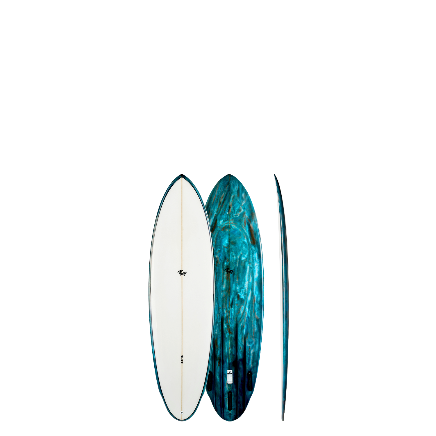 GONG | Factory Surf Fury PU 6'4 Blue & Red
