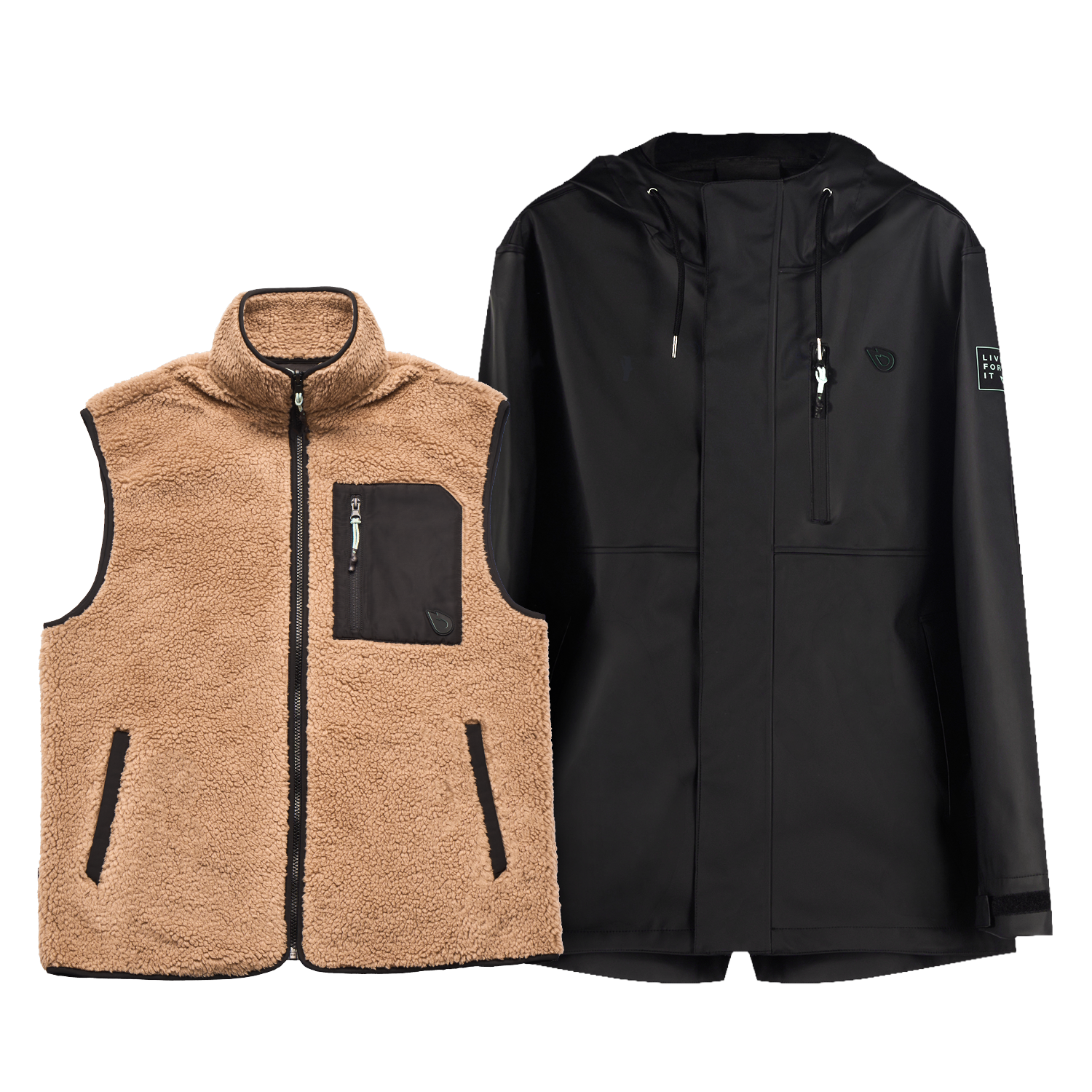 GONG | Pack Combo Outerwear Rain Jacket & Mid-Layer
