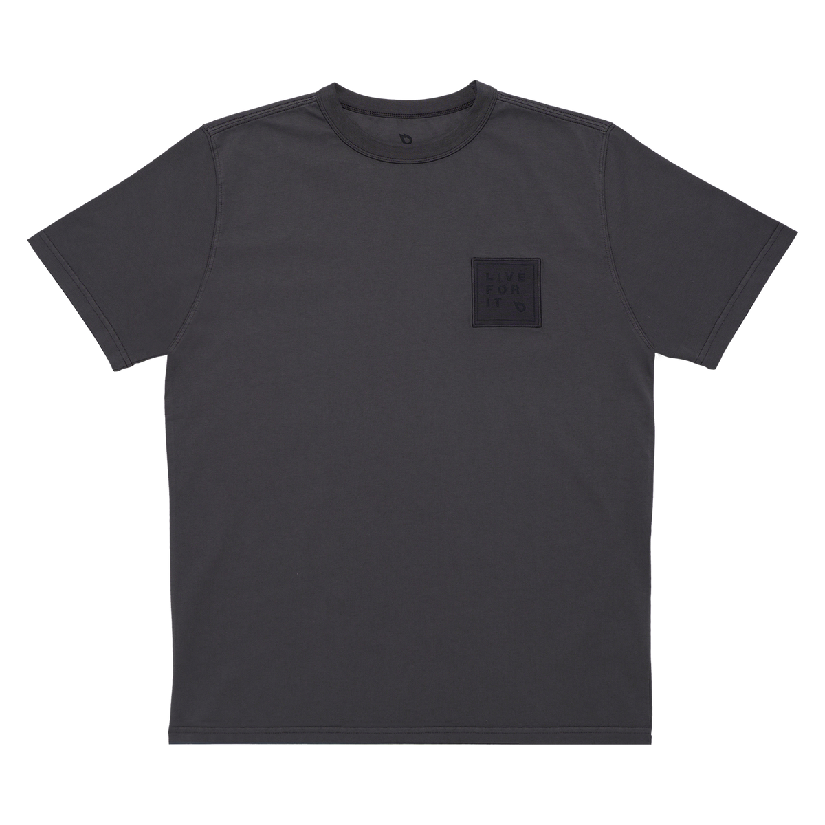 GONG | T-Shirt Live For It Patch Unisexe Coton Biologique