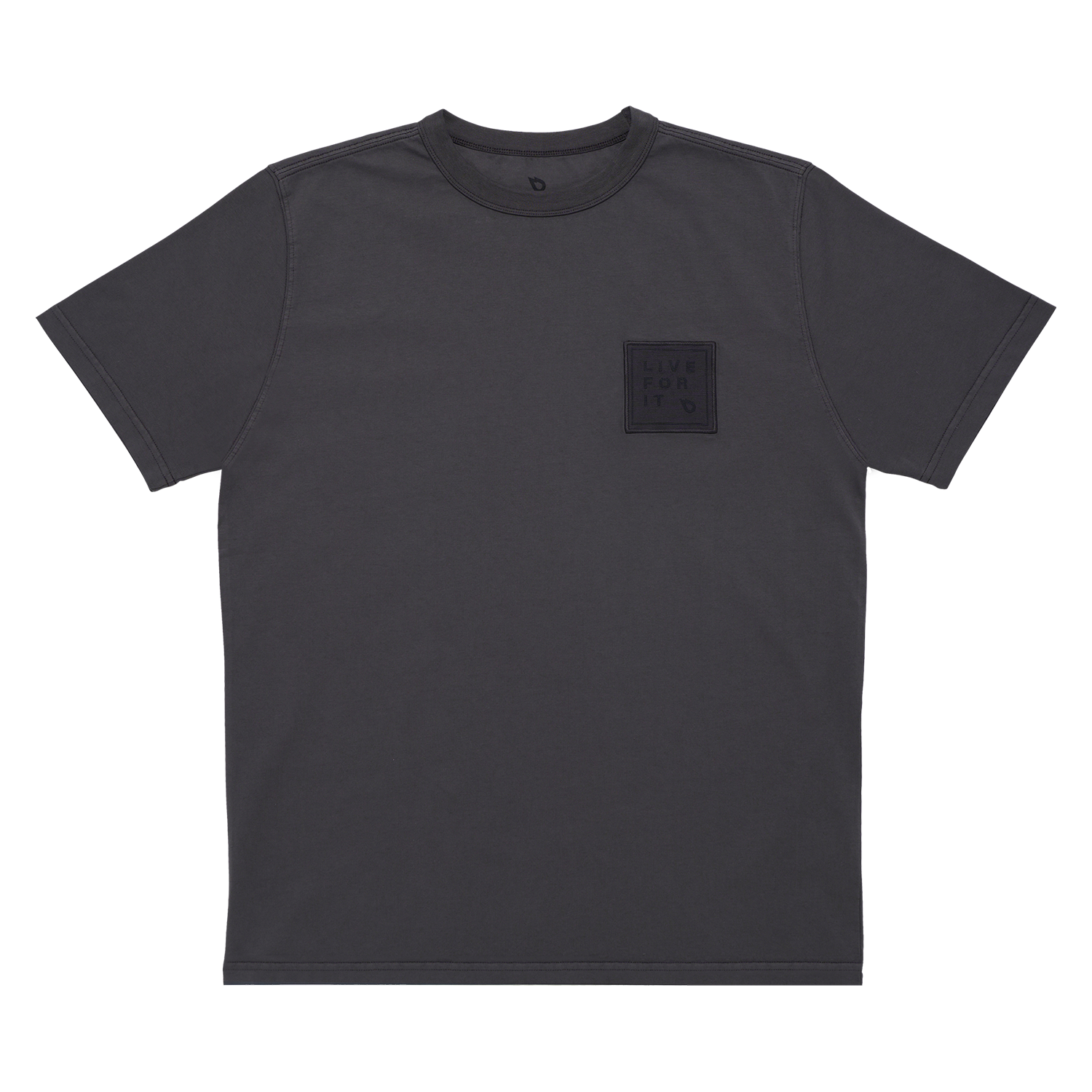 GONG | T-Shirt Live For It Patch Unisexe Coton Biologique