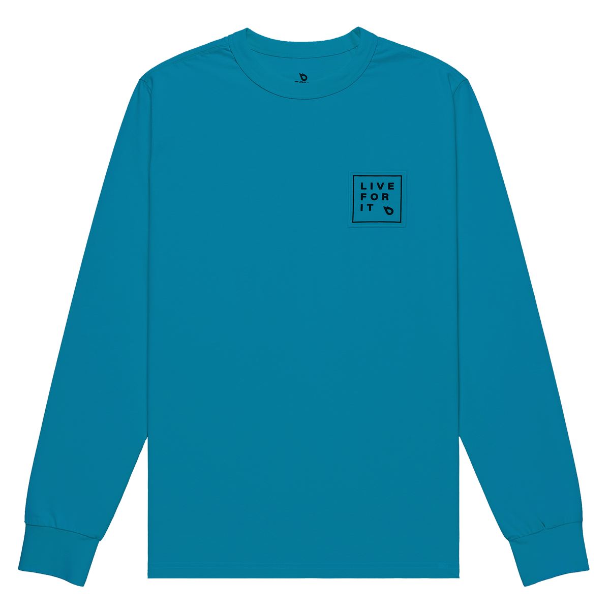 GONG | Long Sleeve T-Shirt Live For It Patch Unisex Organic Cotton