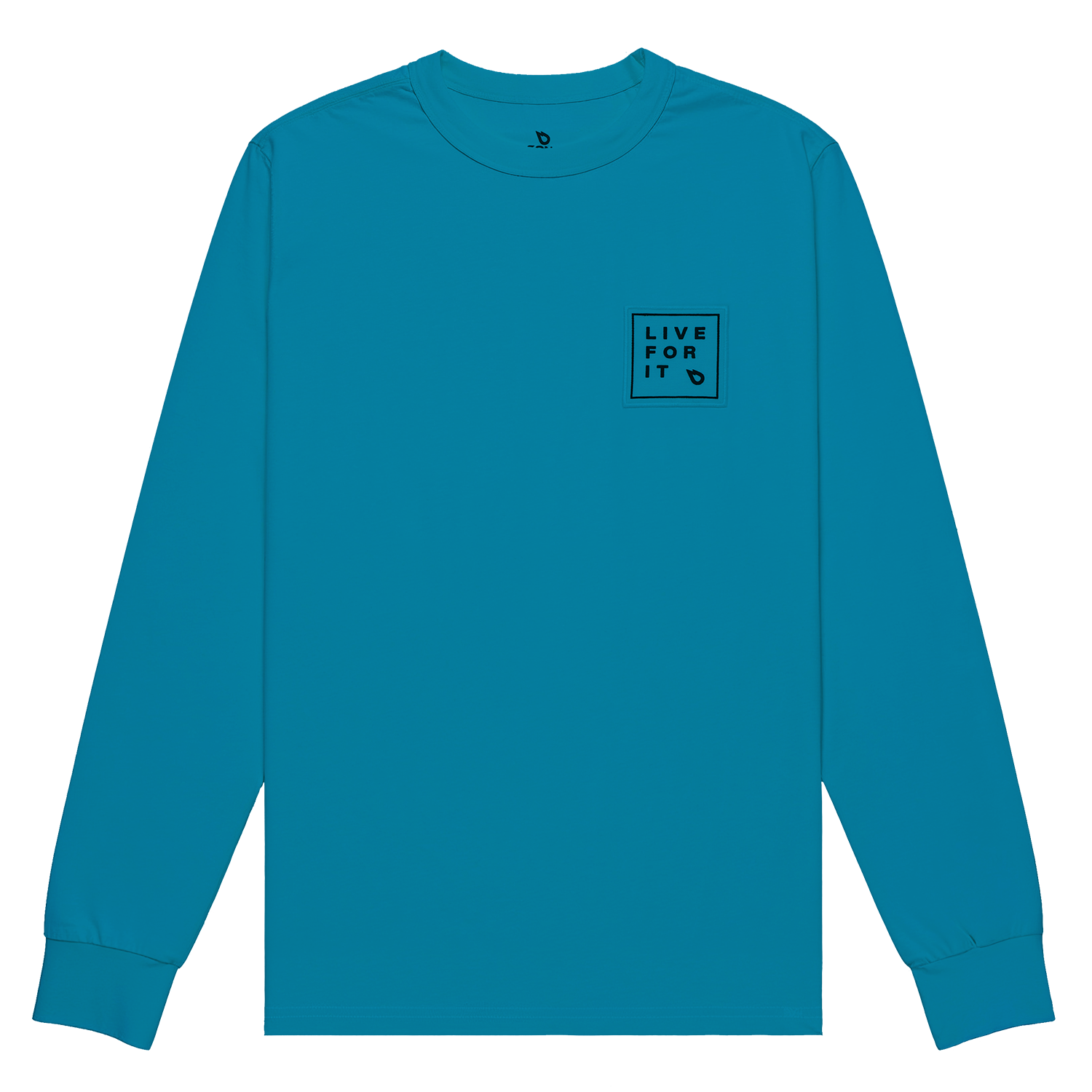 GONG | Long Sleeve T-Shirt Live For It Patch Unisex Organic Cotton