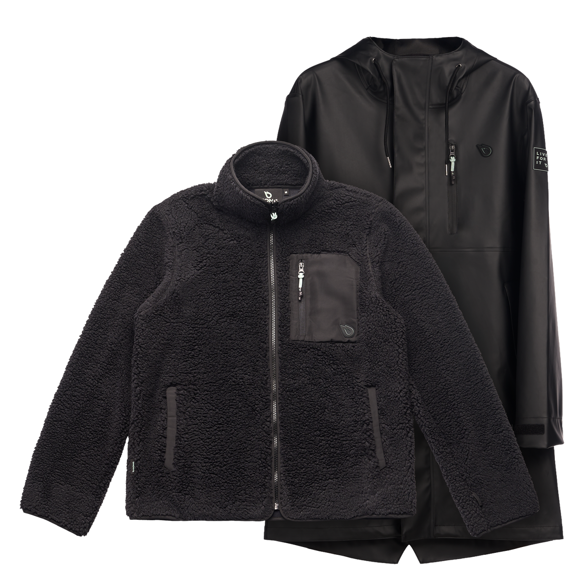 GONG | Pack Combo Outerwear Manteau Ciré & Mid-Layer