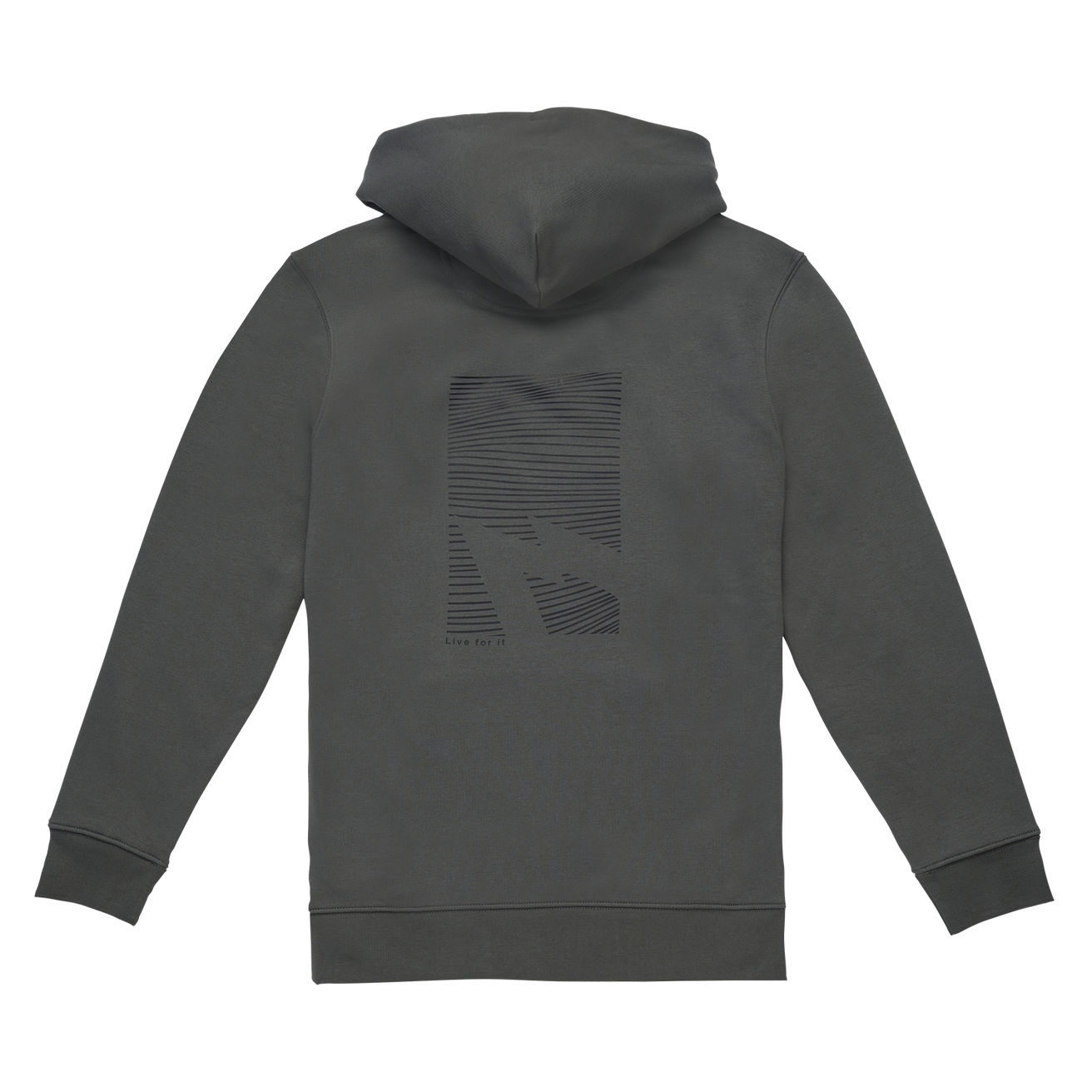 GONG | Unisex Graphic Swell Hoodie in Organic Cotton.