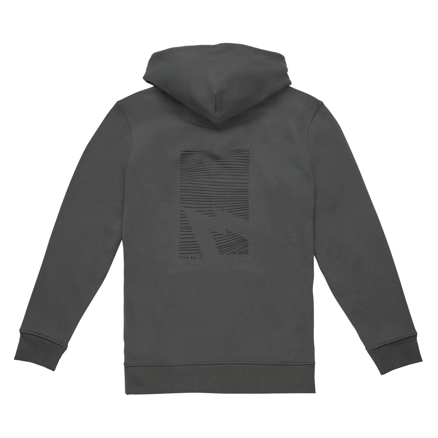 GONG | Unisex Graphic Swell Hoodie in Organic Cotton.