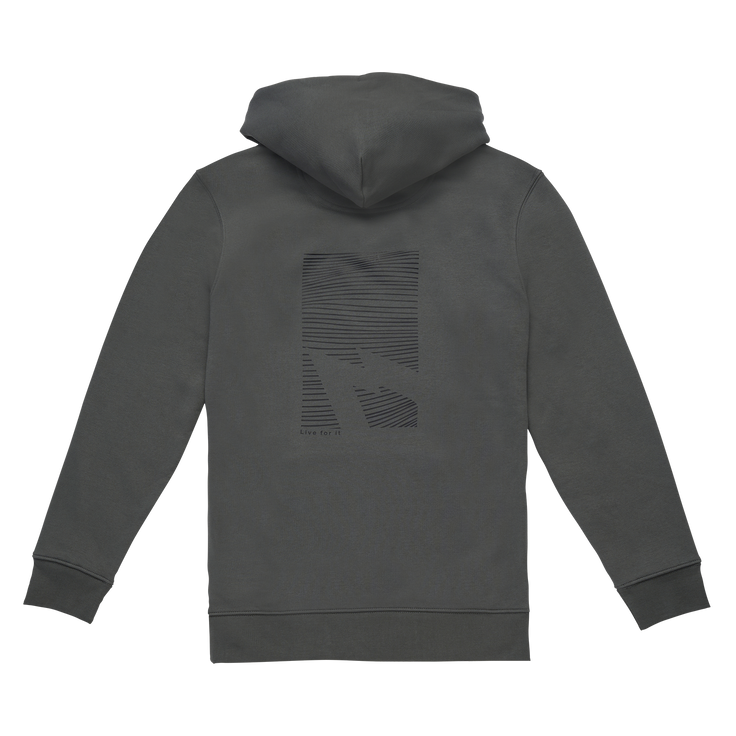 GONG | Unisex Graphic Swell Hoodie in Organic Cotton.