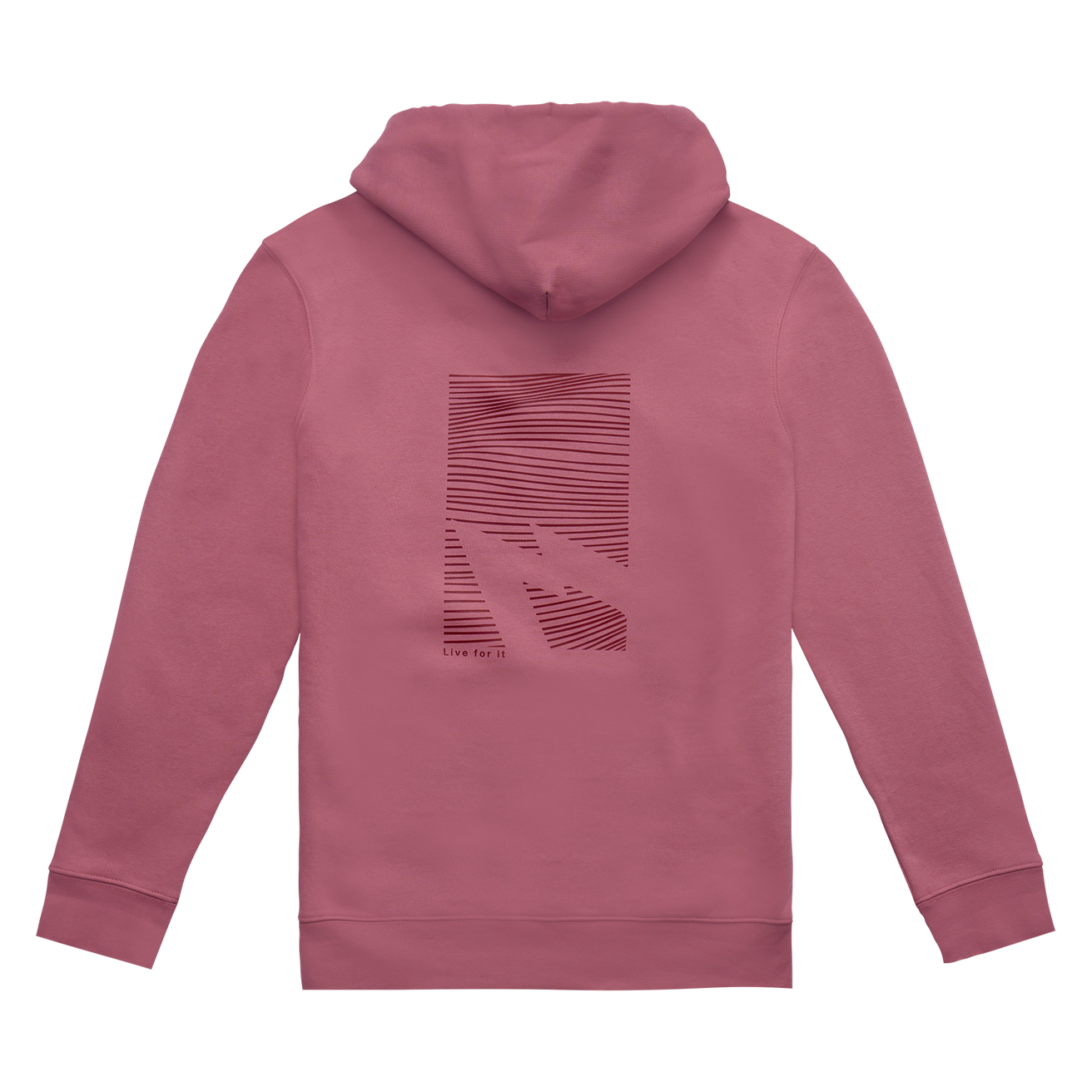 GONG | Unisex Graphic Swell Hoodie in Organic Cotton.