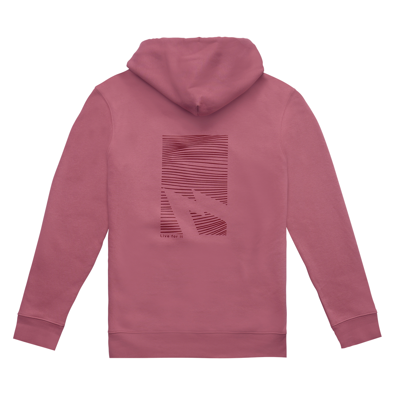 GONG | Unisex Graphic Swell Hoodie in Organic Cotton.