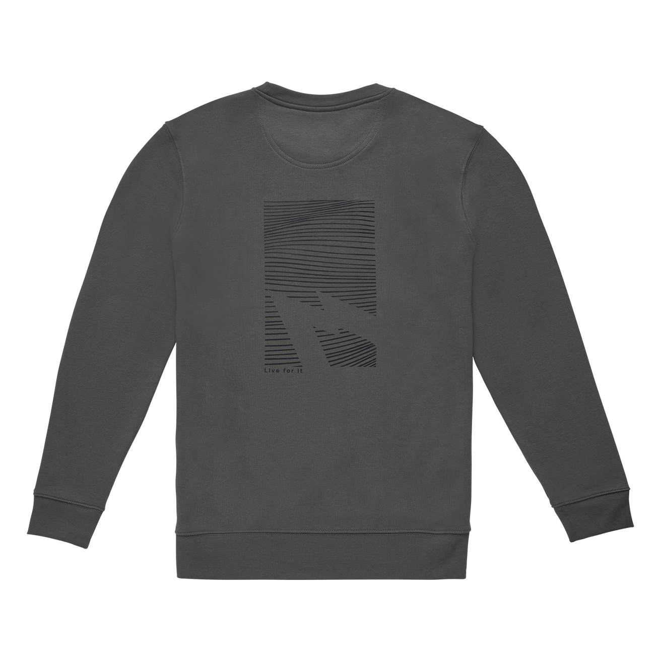 GONG | Unisex Graphic Swell Sweatshirt in Organic Cotton.