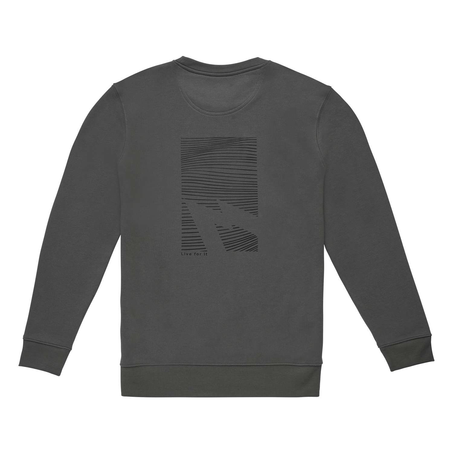 GONG | Unisex Graphic Swell Sweatshirt in Organic Cotton.