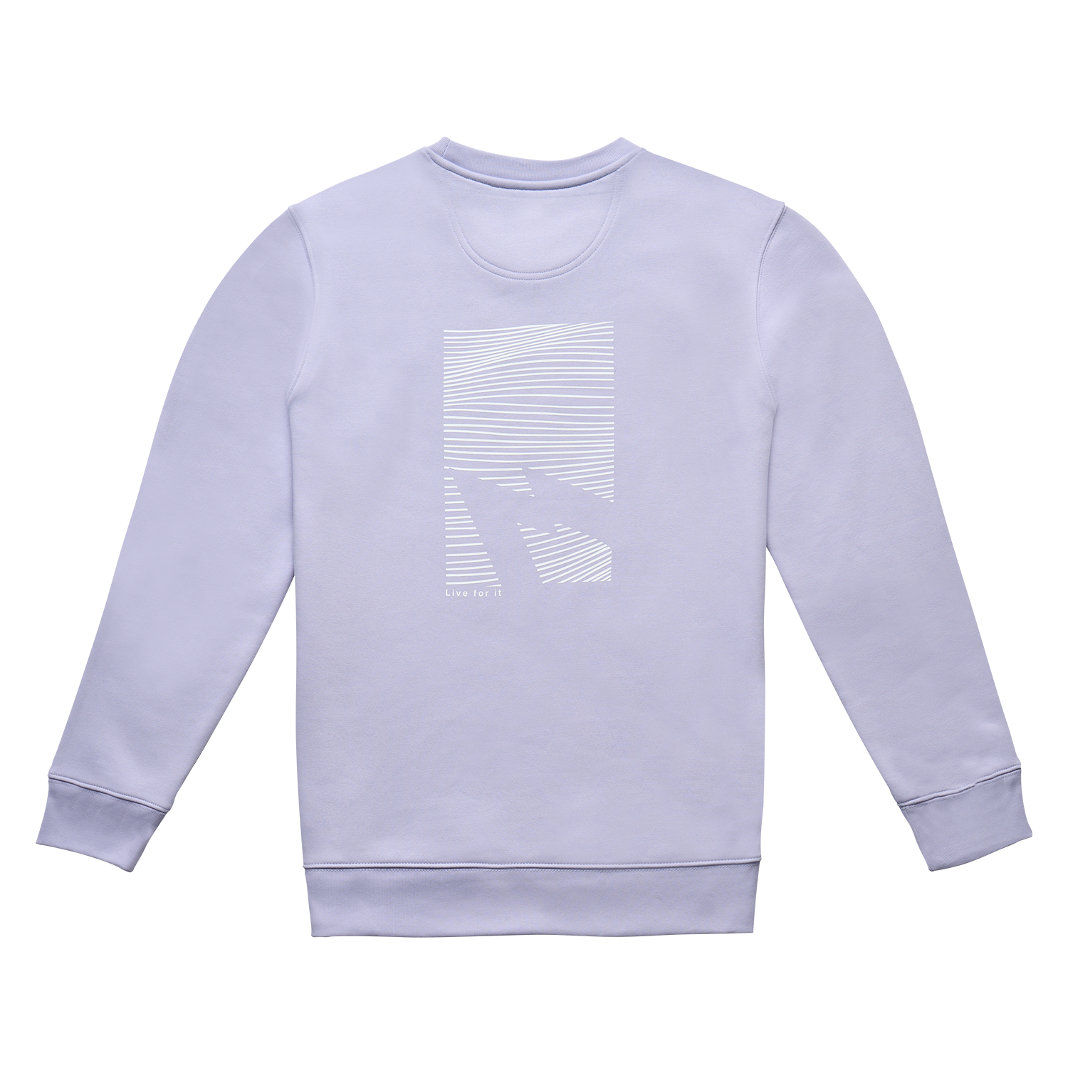 GONG | Unisex Graphic Swell Sweatshirt in Organic Cotton.