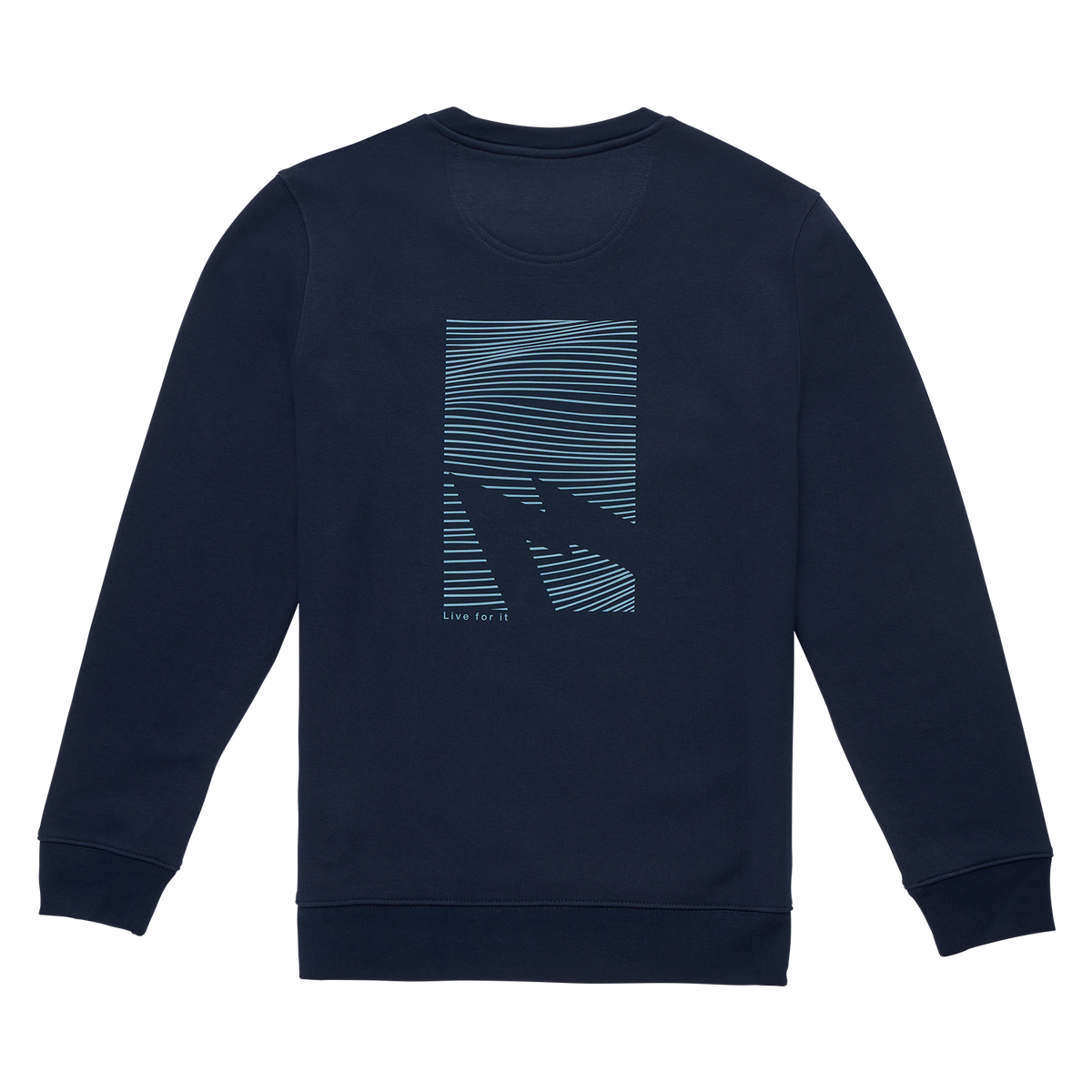 GONG | Sweat Graphic Swell Unisexe en Coton Biologique