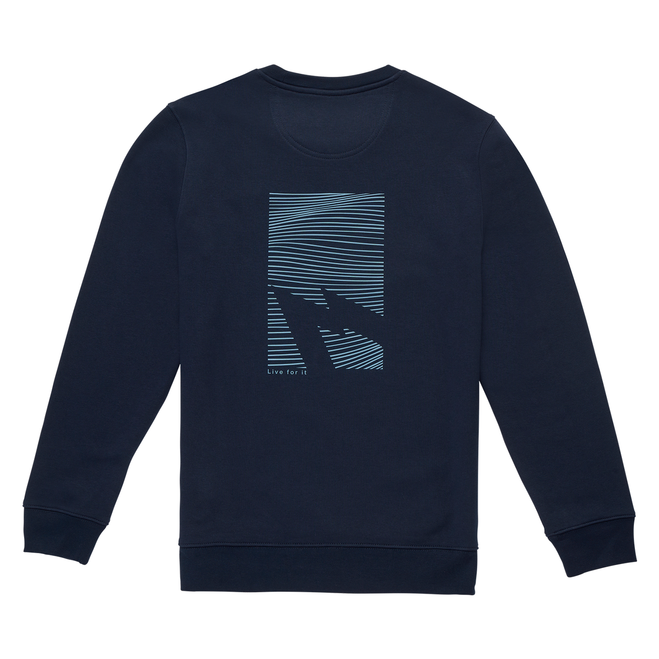 GONG | Unisex Graphic Swell Sweatshirt in Organic Cotton.