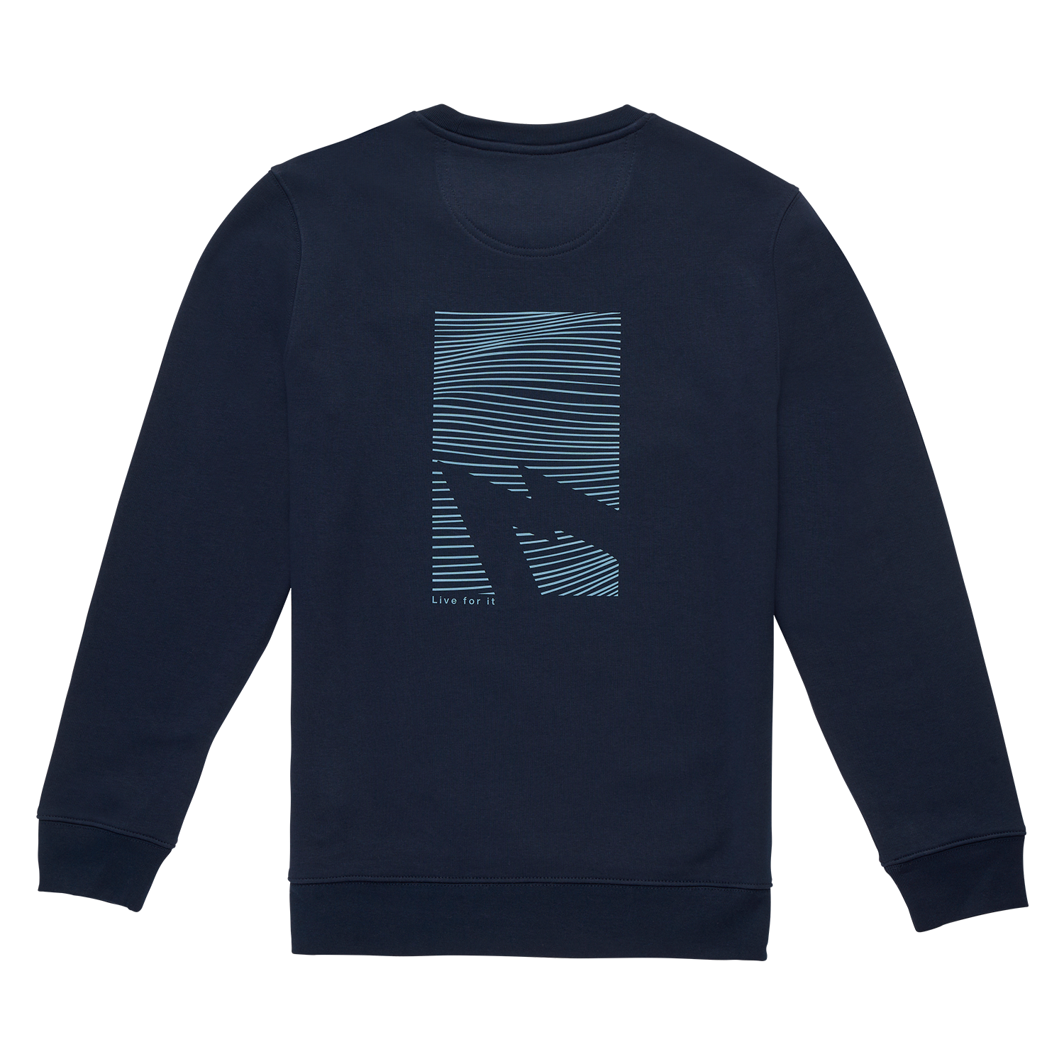 GONG | Unisex Graphic Swell Sweatshirt in Organic Cotton.