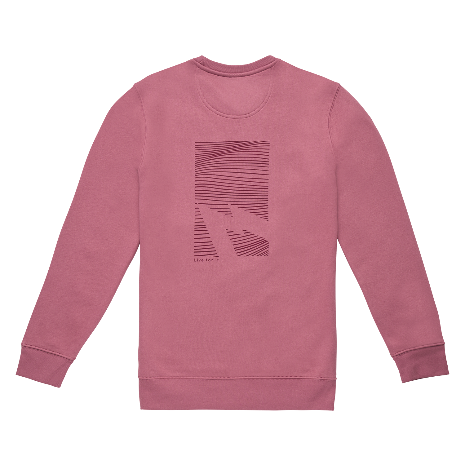 GONG | Unisex Graphic Swell Sweatshirt in Organic Cotton.