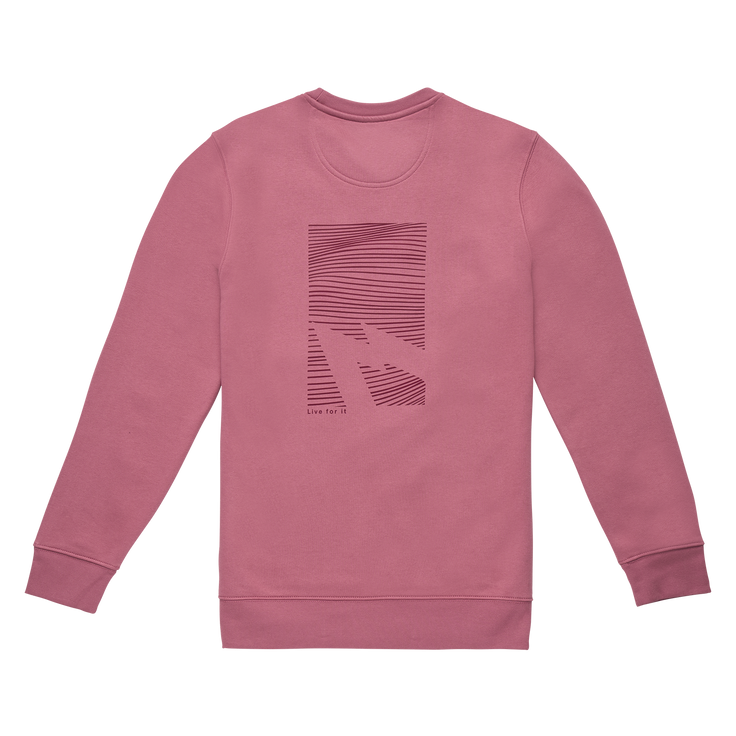 GONG | Unisex Graphic Swell Sweatshirt in Organic Cotton.