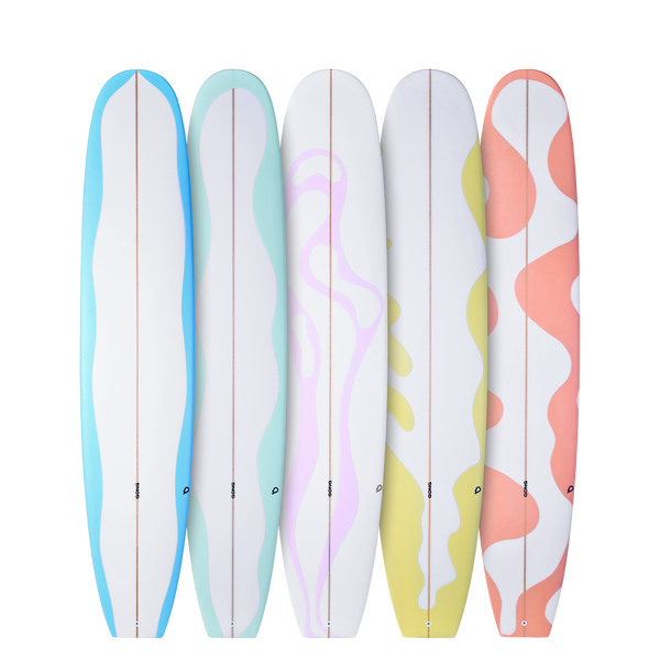 Surf 9'6 Deano PU Ondulée - Lilas 61 cm - GONG Galaxy