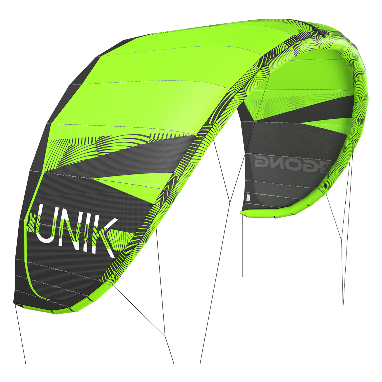 Kite Unik - 12 m² Green / Black Second Hand 13015