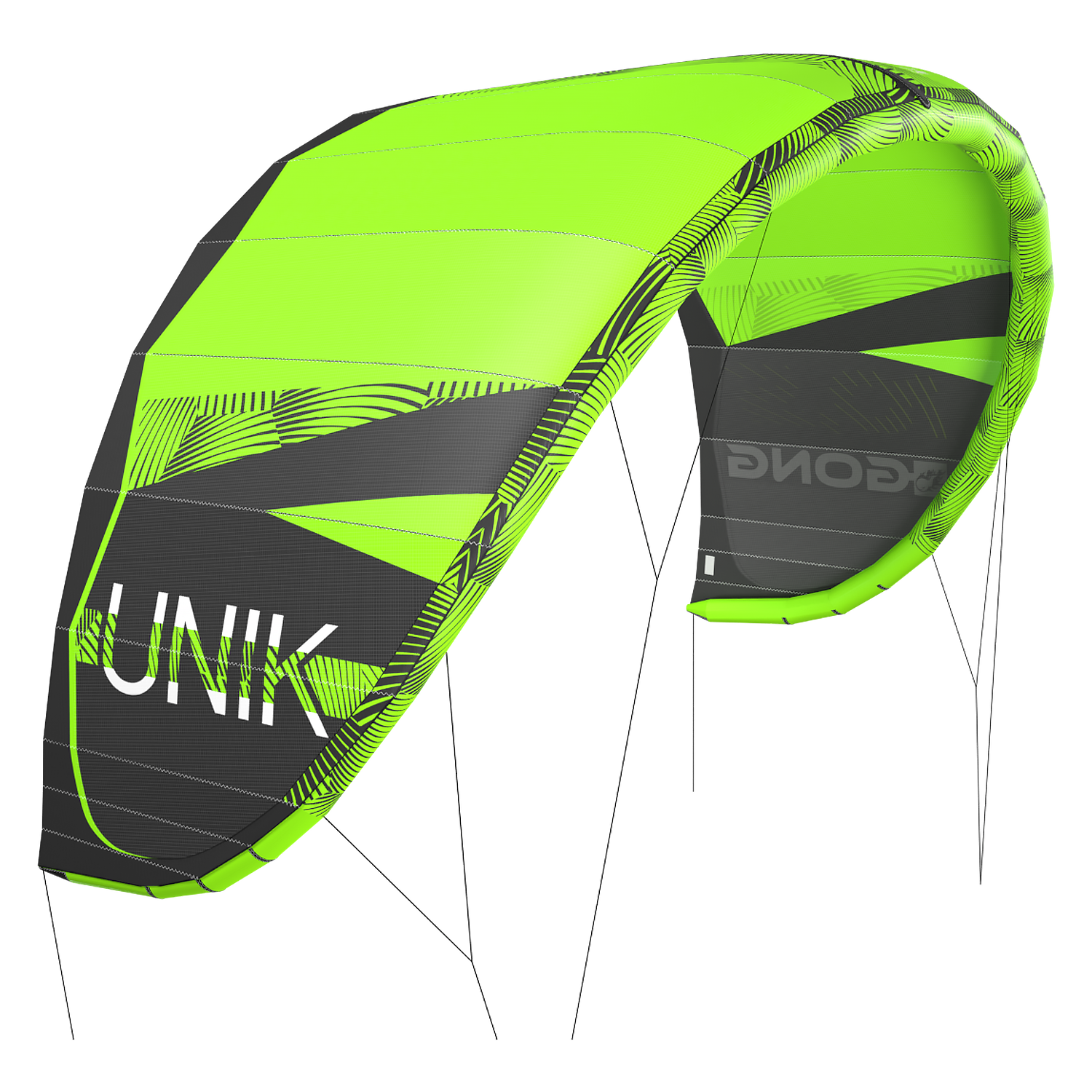 Kite Unik - 12 m² Green / Black Second Hand 13015