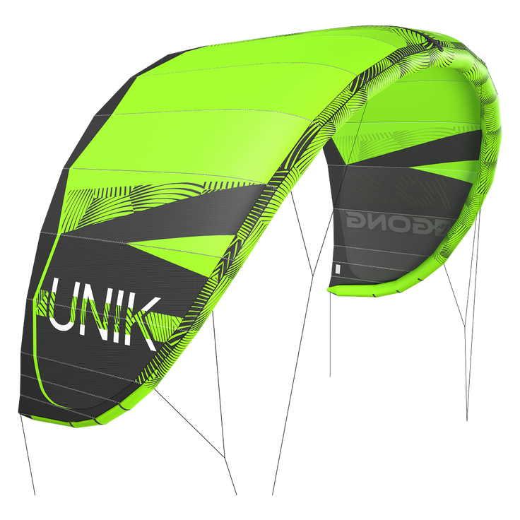 Kite Unik - 12 m² Green / Black Second Hand 13015