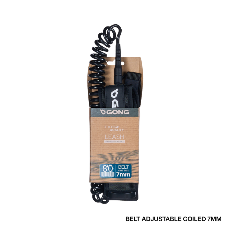 GONG | Foil Leash Belt Adjustable Coiled - 7mm