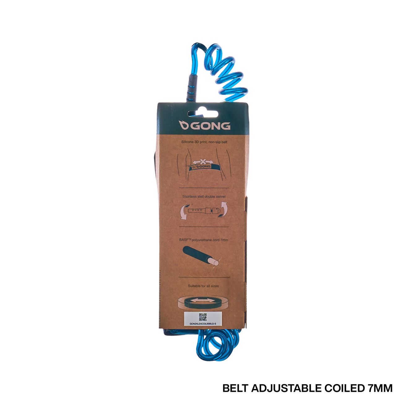 GONG | Leash Belt Adjustable Coiled 7mm