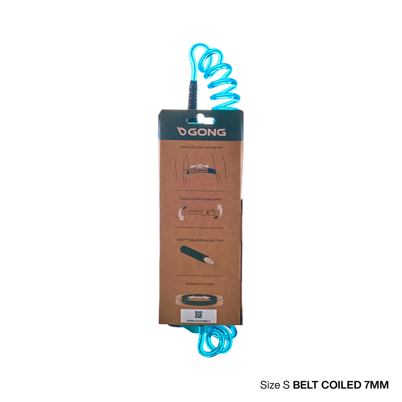 GONG | Foil Leash Belt Coiled - 7mm