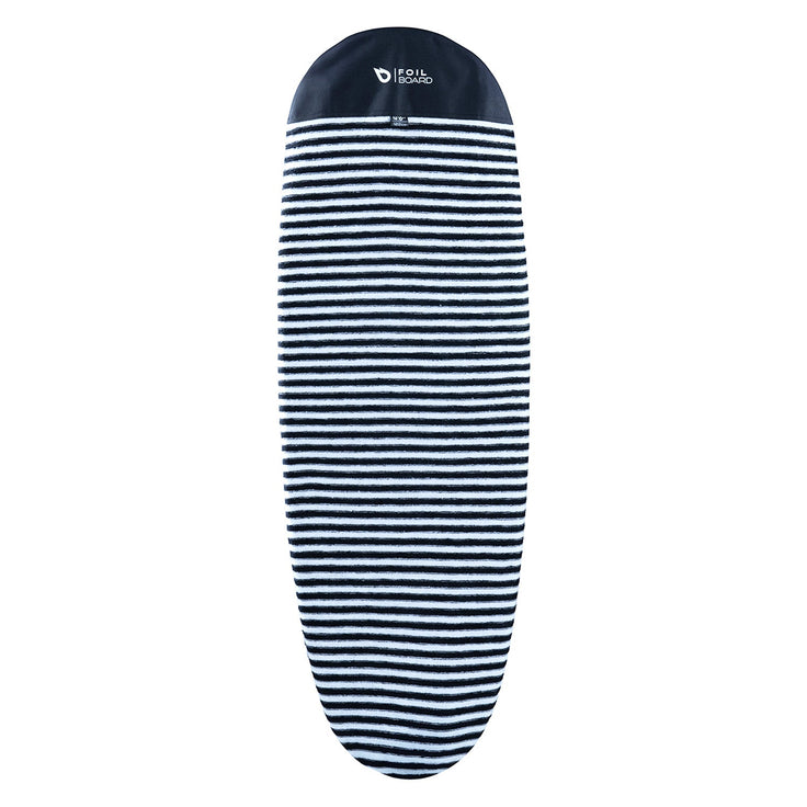 Foil Board Sock - 4'0 BLACK / WHITE Second Rate 11569
